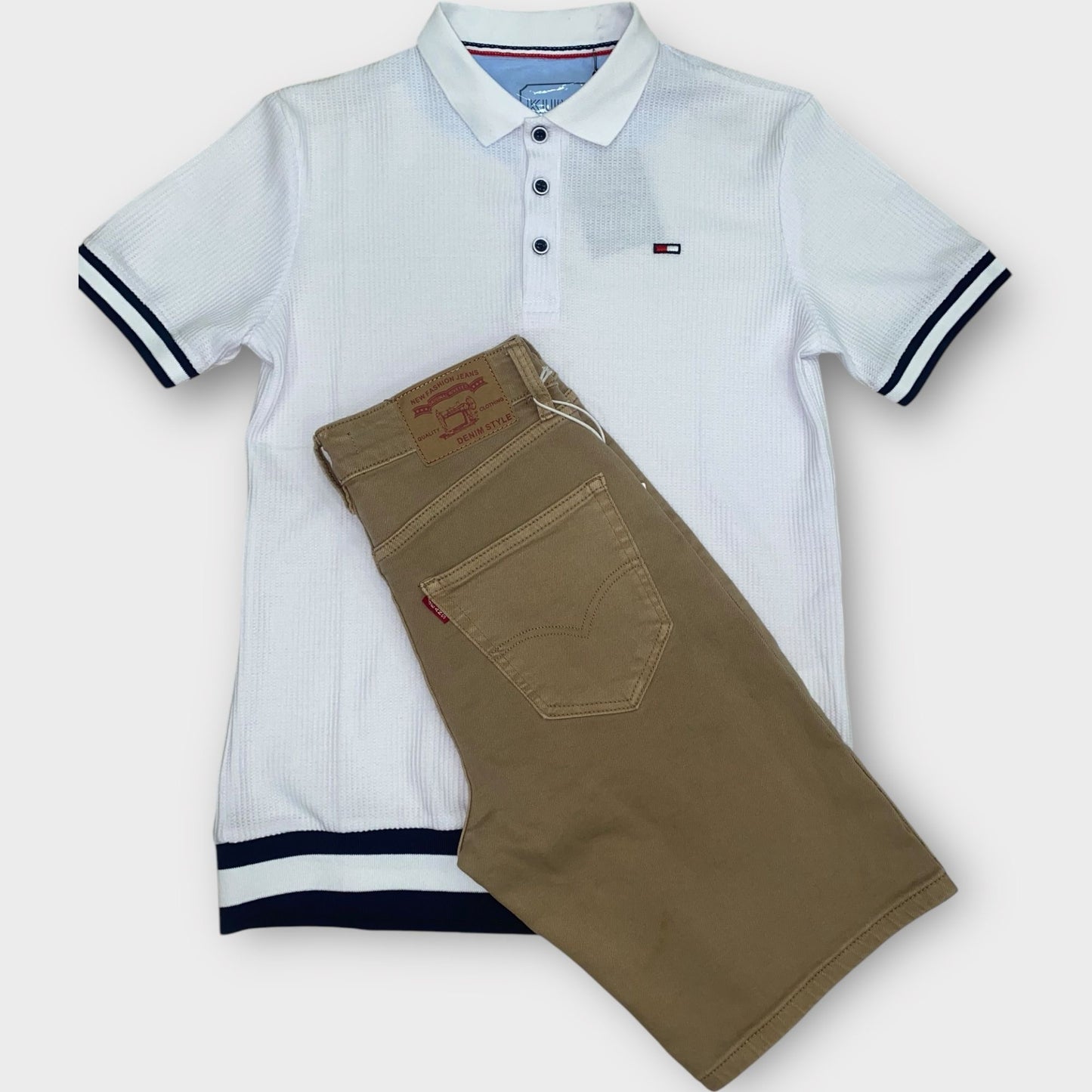 Conjunto Polo y Bermuda Liso TM