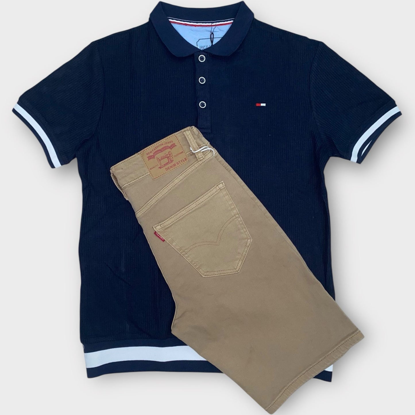 Conjunto Polo y Bermuda Liso TM