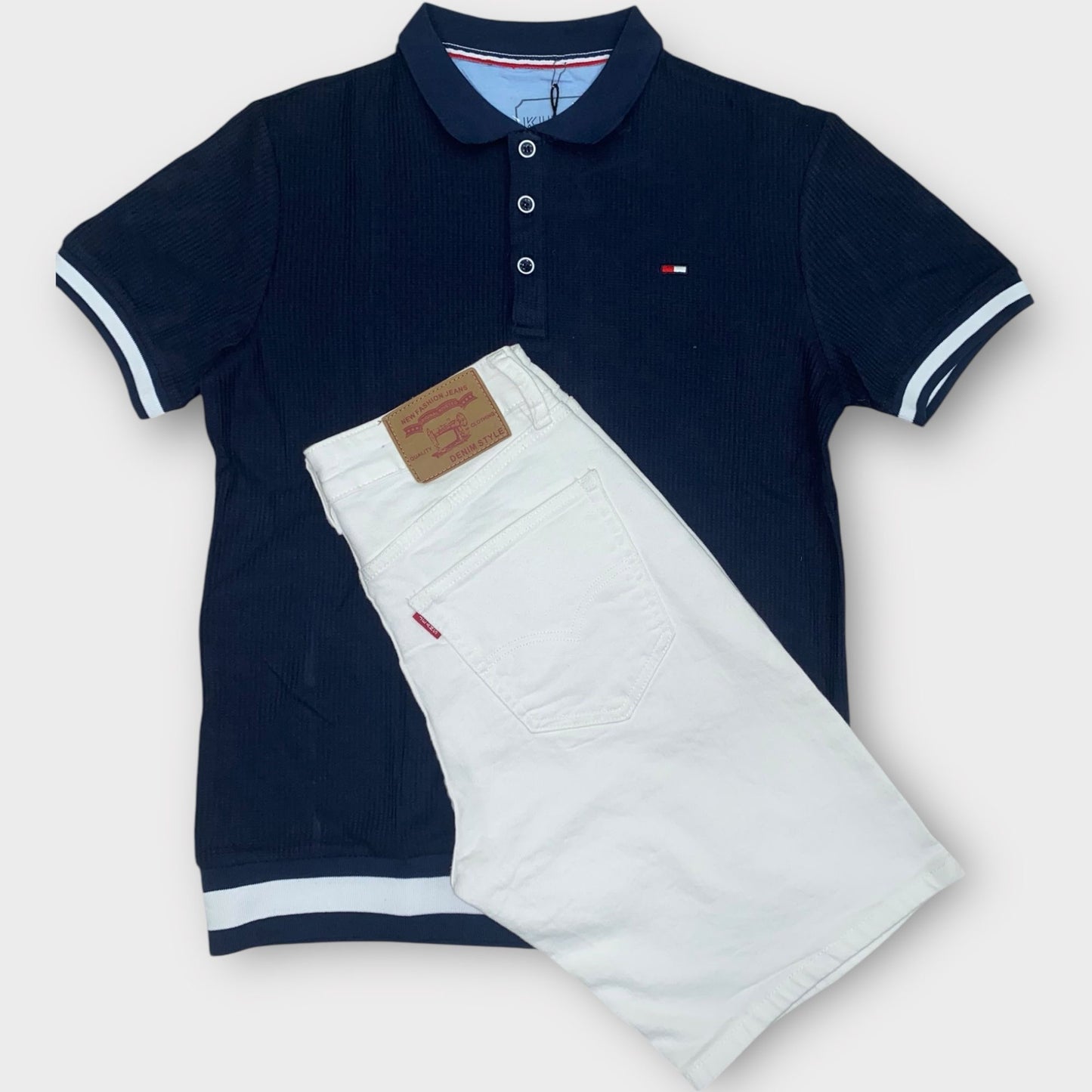 Conjunto Polo y Bermuda Liso TM
