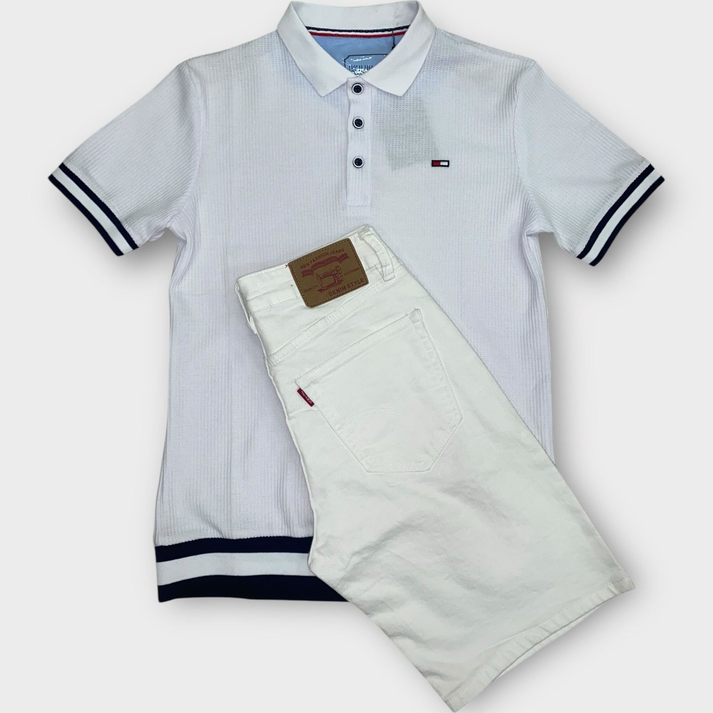 Conjunto Polo y Bermuda Liso TM