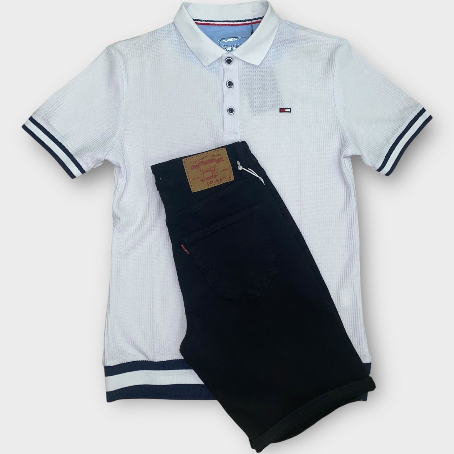 Conjunto Polo y Bermuda Liso TM