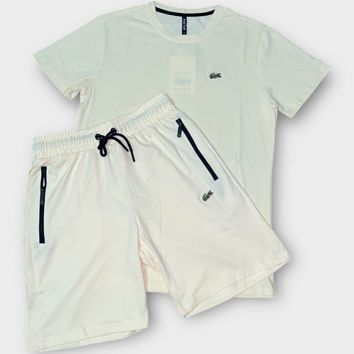 Conjunto corto Lacoste Liso