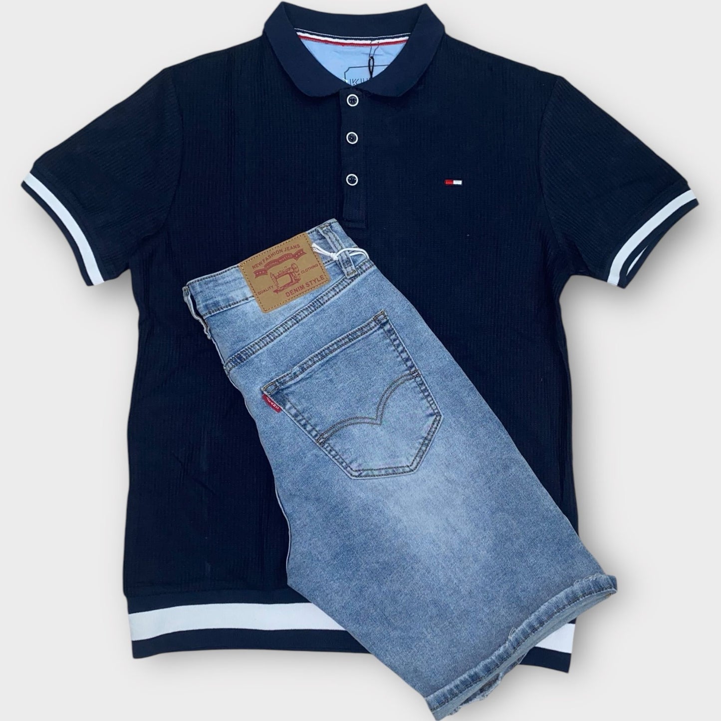 Conjunto Polo y Bermuda Liso TM